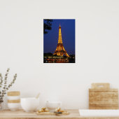 Prachtige Eiffel Tower Poster (Keuken)