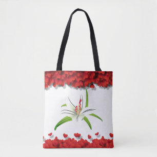 Prachtige Elegant Lily Glamoureuze Hearths Draagtas