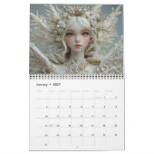 Prachtige elegante bosfeeën kalender (Jan 2027)