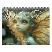 Prachtige elegante bosfeeën kalender (Hoes)