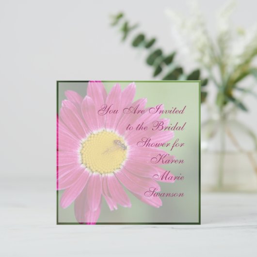 Prachtige elegante uitnodigingen (Staand voorkant)