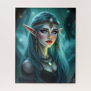 Prachtige Elven Princess Jigsaw Puzzel