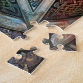 Prachtige en kleurrijke pagan Pentacle Legpuzzel (Zijkant)