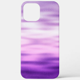 Prachtige en unieke Paarse ruimtegolven iPho iPhone 12 Pro Max Hoesje