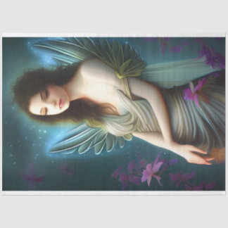 Prachtige  Engel Wayward Flowers Ontkoppeling Tissuepapier