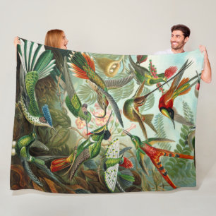 Prachtige Ernst Haeckel Kolibries Fleece Deken