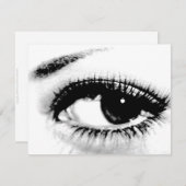 Prachtige Eye Custom Invitae Kaart (Voorkant / Achterkant)