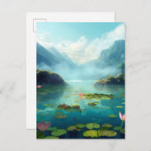 Prachtige Fantasy Enchanted Landscape Briefkaart (Voorkant / Achterkant)