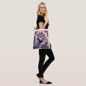 Prachtige fantasy kunst canvas tas (Op model)