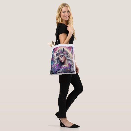 Prachtige fantasy kunst canvas tas (Op model)
