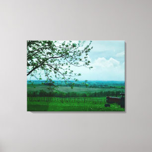 Prachtige Farming Landschapsfotografie Canvas Afdruk
