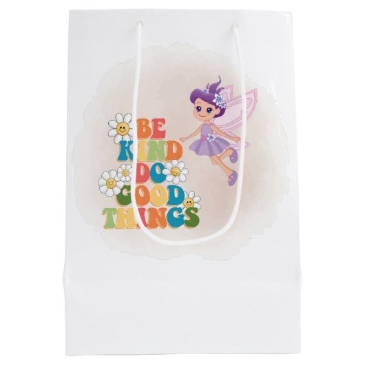 Prachtige fee medium cadeauzakje (Achterkant)