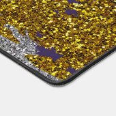 Prachtige feestdag in het paars bureaumat (Hoek)