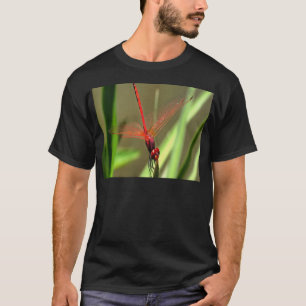 Prachtige firecracker Dragonfly Acrylverf T-shirt