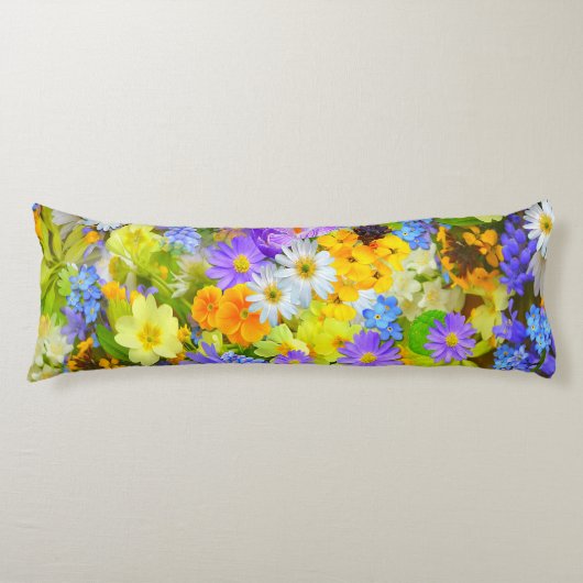 Prachtige Floral Body Pillow Lichaamskussen (Voorkant)