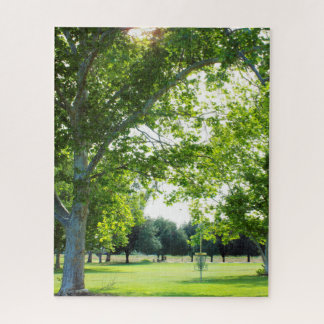 Prachtige Forest Disk Golf Puzzle Legpuzzel