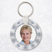 Prachtige foto gepersonaliseerd, Diamond Party Fav Sleutelhanger