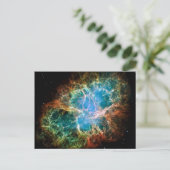 Prachtige foto van de Crab Nebula Briefkaart (Staand voorkant)