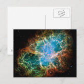 Prachtige foto van de Crab Nebula Briefkaart (Voorkant / Achterkant)