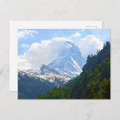 Prachtige foto van de Matterhorn Briefkaart (Voorkant / Achterkant)