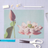 Prachtige fotomechanische prints van Lotus Flowers Tissuepapier (Craft)