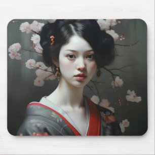 Prachtige Geisha bloemen Muismat
