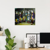 Prachtige Geisha Japan Magic Lantern Slide Poster (Thuiskantoor)