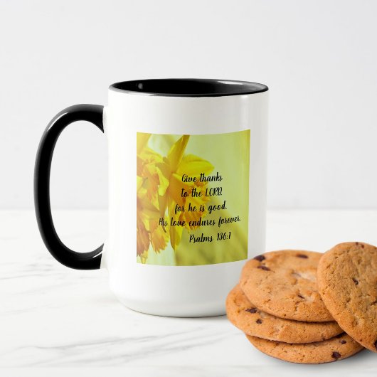 Prachtige gele affodils 15 oz Mok-scripts Mok