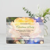 Prachtige gele rozenbloem Kerstfeest Kaart (Staand voorkant)