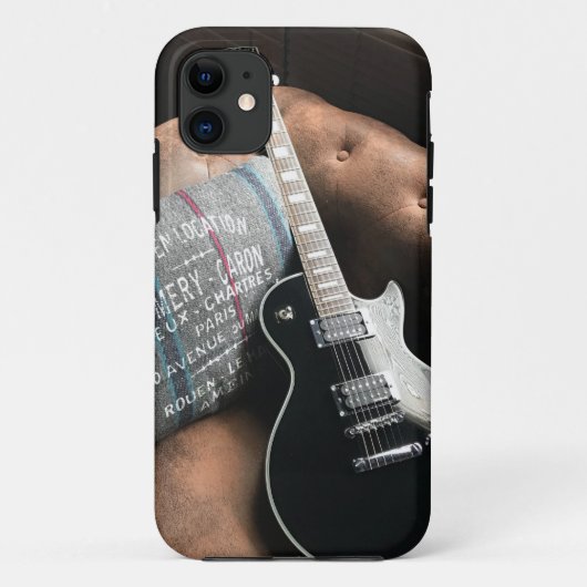 Prachtige geluiddempende gitaar Case-Mate iPhone case (Achterkant)