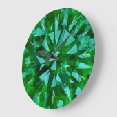 Prachtige Gem Green Grote Klok (Hoek)