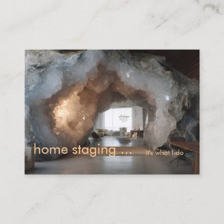 Prachtige Geode Home Staging Visitekaartje
