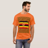 Prachtige geweldige Hakuna Matata Lovely Uganda Co T-shirt (Voorkant volledig)