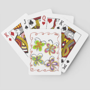 Prachtige geweldige Mooie Vlinder Kunst: Perfect C Pokerkaarten