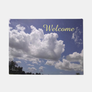 Prachtige gezwollen wolken Welkom Doormat Deurmat