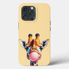 Prachtige giraffe blaasbubbelsteen iPhone 13 pro hoesje