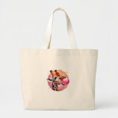 Prachtige giraffe blaasbubbelsteen grote tote bag (Voorkant)