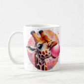 Prachtige giraffe blaasbubbelsteen koffiemok (Links)