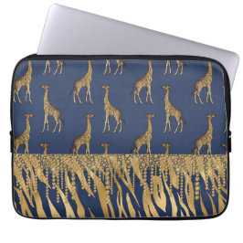 Prachtige Giraffe voor het afdrukken van dieren -  Laptop Sleeve
