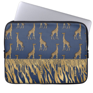 Prachtige Giraffe voor het afdrukken van dieren -  Laptop Sleeve