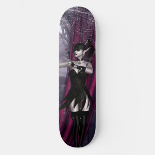 Prachtige Gothic, broekriem en gordijnen Skateboard