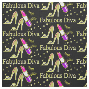 PRACHTIGE GOUDEN MODE DIVA STOF