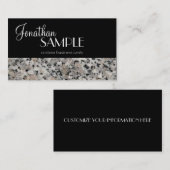 Prachtige graniet visitekaartje (Voorkant / Achterkant)