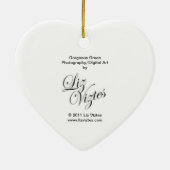 Prachtige Groene Heart Ornament (Achterkant)