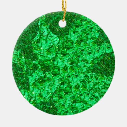 Prachtige Groene Ronde Ornament (Voorkant)