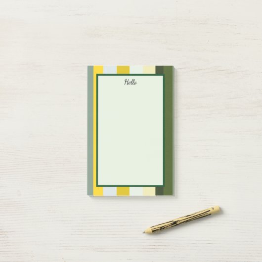 Prachtige grote opmerking post-it® notes (Op bureau)