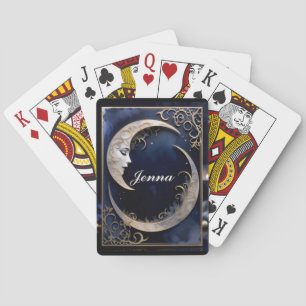 Prachtige halve maan pokerkaarten