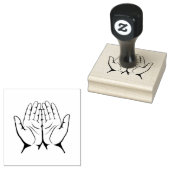 Prachtige handen 	rubberstempel (Gestempeld)