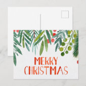 Prachtige handtas met briefbelasting Waterverf Ber Briefkaart (Voorkant / Achterkant)