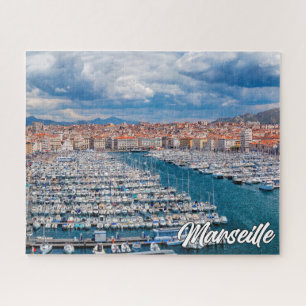 Prachtige havenstad Marseille, Frankrijk Legpuzzel